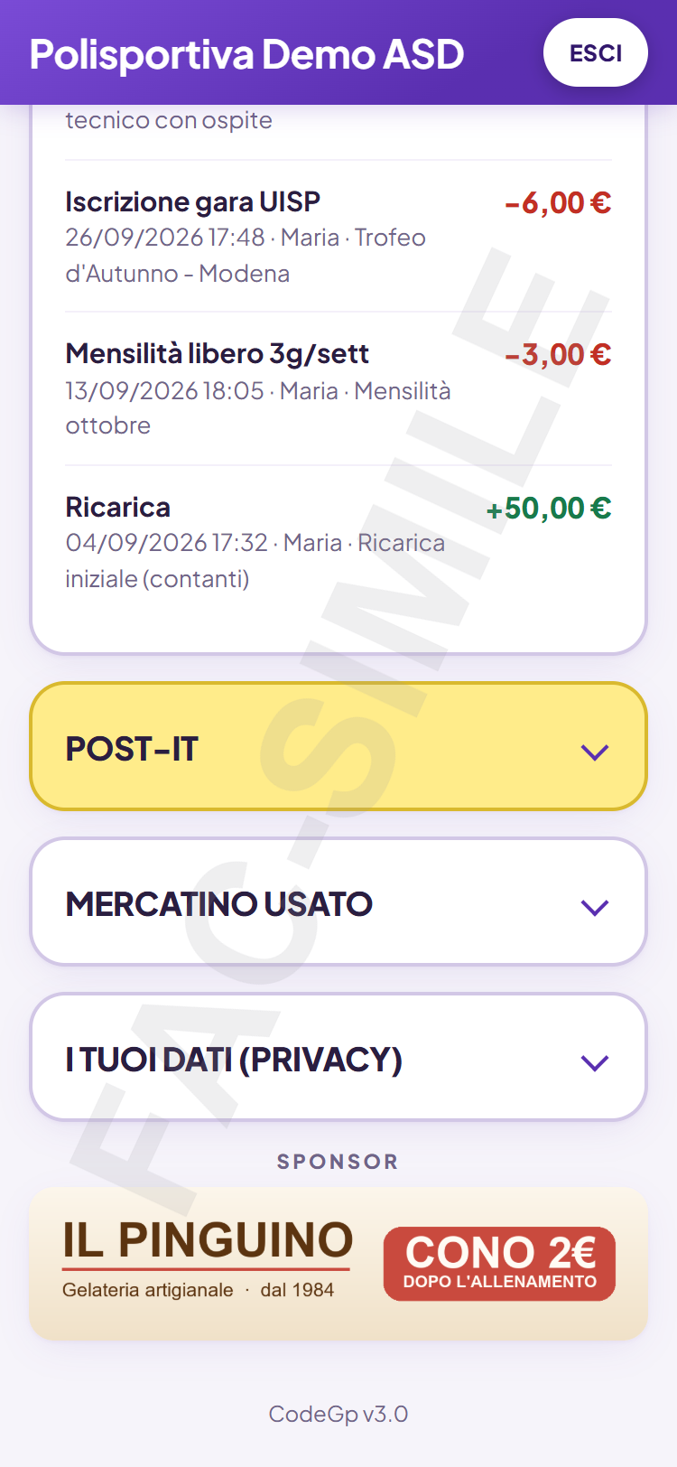 In fondo alla pagina della famiglia: i movimenti e il secondo sponsor